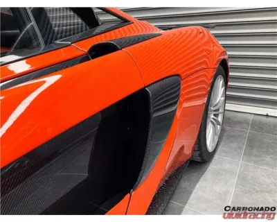 Carbonado CFRP OEM Style Quarter Panel Side Scoops McLaren 540C | 570S | 570GT 2015-2020 - CF8004OE-QPS