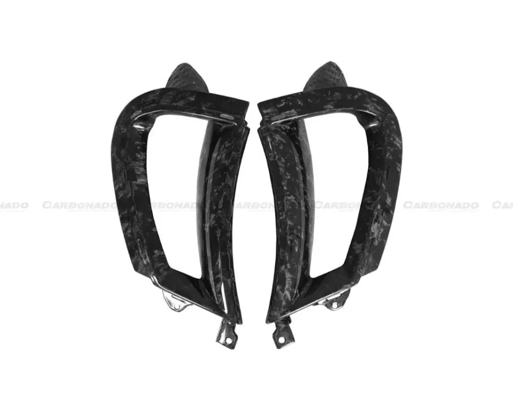 Carbonado CFRP Front Bumper Side Air Vents Replacement McLaren 720s 2017-2020 - CF8005OE-FBVT