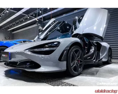 Carbonado CFRP Front Bumper Side Air Vents Replacement McLaren 720s 2017-2020 - CF8005OE-FBVT