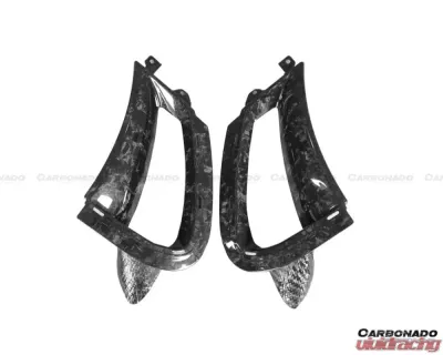 Carbonado CFRP Front Bumper Side Air Vents Replacement McLaren 720s 2017-2020 - CF8005OE-FBVT