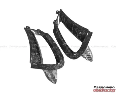 Carbonado CFRP Front Bumper Side Air Vents Replacement McLaren 720s 2017-2020 - CF8005OE-FBVT