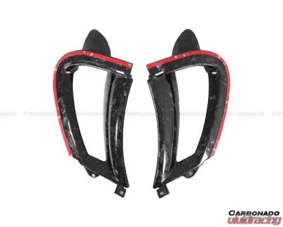 Carbonado CFRP Front Bumper Side Air Vents Replacement McLaren 720s 2017-2020 - CF8005OE-FBVT