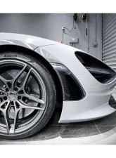 Carbonado CFRP Front Bumper Side Air Vents Replacement McLaren 720s 2017-2020                                     - CF8005OE-FBVT - Image 9