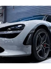 Carbonado CFRP Front Bumper Side Air Vents Replacement McLaren 720s 2017-2020                                     - CF8005OE-FBVT - Image 10