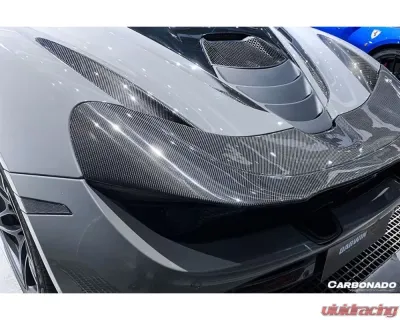 Carbonado CFRP OEM Style Rear Trunk Air Intake Vents Replacement McLaren 720s 2017-2021 - CF8005OEM-AIV