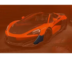 Carbonado CFRP OEM Style Front Bumper Side Splitter for McLaren 600LT 2018-2021
