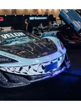 Carbonado CFRP OEM Style Front Bumper Side Splitter for McLaren 600LT 2018-2021                                     - CF8007OE-FBSS - Image 5