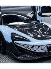 Carbonado CFRP OEM Style Front Bumper Side Splitter for McLaren 600LT 2018-2021                                     - CF8007OE-FBSS - Image 6
