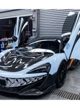 Carbonado CFRP OEM Style Front Bumper Side Splitter for McLaren 600LT 2018-2021                                     - CF8007OE-FBSS - Image 8