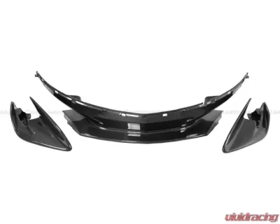 Carbonado CFRP 600LT Style Front Bumper Lip w/ Side Splitter McLaren 540C | 570S 2015-2020 - CF8007OE-FL