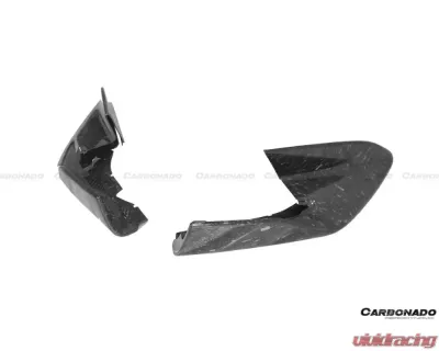 Carbonado CFRP Front Bumper Side Splitter for McLaren 600LT 2018-2021 - CF8007OE-FLSS
