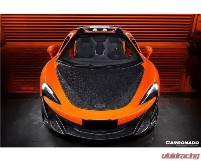 Carbonado CFRP Front Bumper Side Splitter for McLaren 600LT 2018-2021 - CF8007OE-FLSS