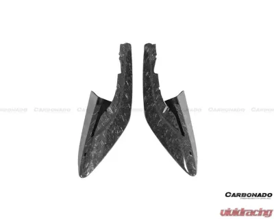 Carbonado CFRP 600LT Style Front Bumper Lip w/ Side Splitter McLaren 540C | 570S 2015-2020 - CF8007OE-FL