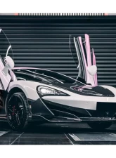 Carbonado CFRP 600LT Style Front Bumper Lip w/ Side Splitter McLaren 540C | 570S 2015-2020                                     - CF8007OE-FL - Image 17