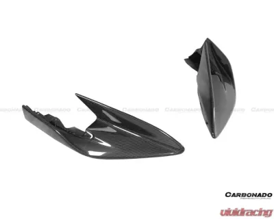 Carbonado CFRP 600LT Style Front Bumper Lip w/ Side Splitter McLaren 540C | 570S 2015-2020 - CF8007OE-FL