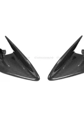 Carbonado CFRP 600LT Style Front Bumper Lip w/ Side Splitter McLaren 540C | 570S 2015-2020                                     - CF8007OE-FL - Image 5