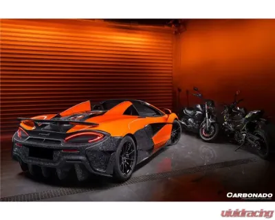 Carbonado CFRP OEM Style Rear Bumper McLaren 600lt 2018-2021 - CF8007OE-RB