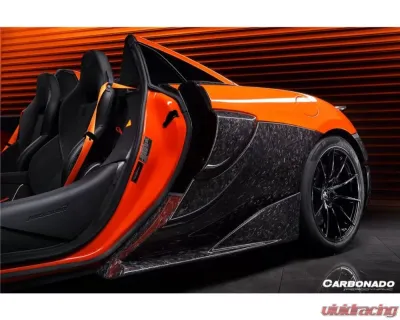 Carbonado FGCF OEM Style Quarter Panel Rear Side Skirts McLaren 570 | 600LT 2018-2021 - FGCF8007OE-RSS