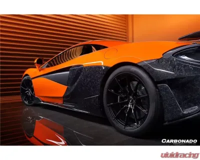 Carbonado FGCF OEM Style Quarter Panel Rear Side Skirts McLaren 570 | 600LT 2018-2021 - FGCF8007OE-RSS