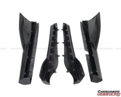 Carbonado CFRP OEM Style Side Skirts Under Board McLaren 570 | 600LT 2018-2021 - CF8007OE-SSUB