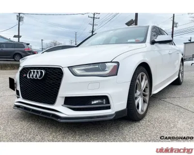 Carbonado Carbon Fiber VRS Style Front Lip for Audi S4/A4 Sport 2013-2015 - CF8259VRS-FL