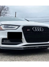 Carbonado Carbon Fiber VRS Style Front Lip for Audi S4/A4 Sport 2013-2015                                     - CF8259VRS-FL - Image 7