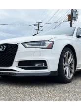 Carbonado Carbon Fiber VRS Style Front Lip for Audi S4/A4 Sport 2013-2015                                     - CF8259VRS-FL - Image 10