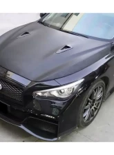 Carbonado Carbonado CFRP EAU Rouge Style Hood for Infiniti Q50 Sedan 2014-2017                                     - CF8346ER.H - Image 9