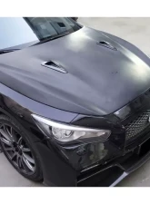 Carbonado Carbonado CFRP EAU Rouge Style Hood for Infiniti Q50 Sedan 2014-2017                                     - CF8346ER.H - Image 10
