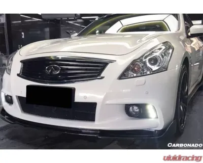 Carbonado CFRP EU Style Front Lip for Infiniti G25 G35 G37 Sedan 2010-2013 - CF8347EU.L
