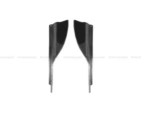Carbonado CFRP Mines Style Front Canards Nissan GTR R35 2012-2016