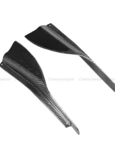 Carbonado CFRP Mines Style Front Canards Nissan GTR R35 2012-2016                                     - CF8353-2MN.CRD - Image 2