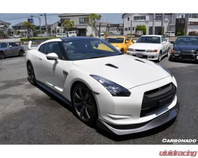 Carbonado CFRP AMS Style Front Lip Nissan GTR R35 2008-2011 - CF8353AMS.FL