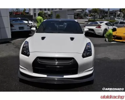 Carbonado CFRP AMS Style Front Lip Nissan GTR R35 2008-2011 - CF8353AMS.FL