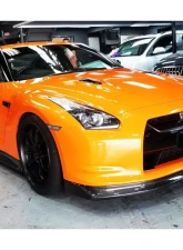 Carbonado CFRP ZEL Style Front Lip for Nissan GTR R35 2008-2011                                     - CF8353ZEL.FL - Image 5