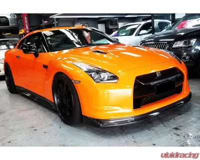 Carbonado CFRP ZEL Style Front Lip for Nissan GTR R35 2008-2011 - CF8353ZEL.FL