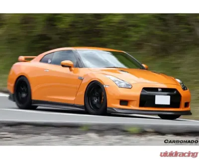 Carbonado CFRP ZEL Style Front Lip for Nissan GTR R35 2008-2011 - CF8353ZEL.FL