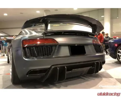 Carbonado CFRP VRS Style Rear Diffuser Audi R8 Coupe | Spyder 2016-2019 - CF8358VRS-RD