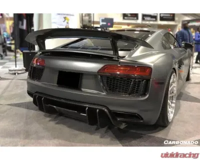 Carbonado CFRP VRS Style Rear Diffuser Audi R8 Coupe | Spyder 2016-2019 - CF8358VRS-RD