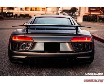 Carbonado CFRP VRS Style Rear Diffuser Audi R8 Coupe | Spyder 2016-2019 - CF8358VRS-RD