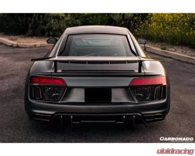 Carbonado CFRP VRS Style Rear Diffuser Audi R8 Coupe | Spyder 2016-2019 - CF8358VRS-RD