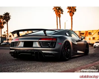 Carbonado CFRP VRS Style Rear Diffuser Audi R8 Coupe | Spyder 2016-2019 - CF8358VRS-RD