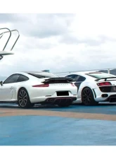 Carbonado FGPCF DPGT Style Rear Bumper Audi R8 Coupe 2006-2015                                     - FGPCF8359RL-RB - Image 6