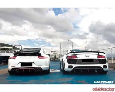 Carbonado FGPCF DPGT Style Rear Bumper Audi R8 Coupe 2006-2015 - FGPCF8359RL-RB