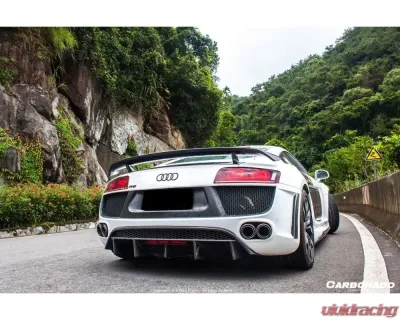 Carbonado FGPCF DPGT Style Rear Bumper Audi R8 Coupe 2006-2015 - FGPCF8359RL-RB