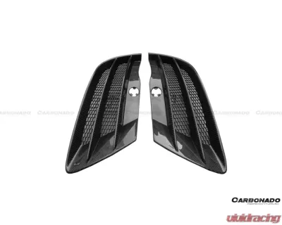 Carbonado CFRP OE Style Front Bumper Vents Audi R8 Coupe | Spyder 2009-2015 - CF8359OE.FAD