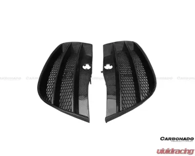 Carbonado CFRP OE Style Front Bumper Vents Audi R8 Coupe | Spyder 2009-2015 - CF8359OE.FAD