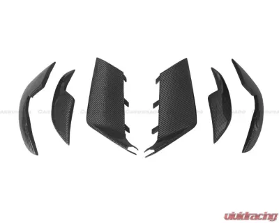 Carbonado CFRP BS Style Front Bumper Canards Audi RS6 Avant 2013-2018 - CF8362BS.CRD