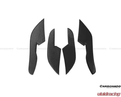 Carbonado CFRP BS Style Front Bumper Canards Audi RS6 Avant 2013-2018 - CF8362BS.CRD