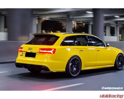 Carbonado CFRP MN Style Rear Cap Splliter Audi RS6 Avant 2013-2018 - CF8363MTN-CA